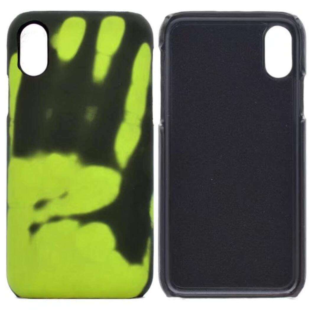 Omio Compatible with iPhone XR Color Changing Protective Case, Thermal Sensor Case Heat Sensor Induction Fluorescent Temperature Sensing Creative Cover Ultra Thin Non-Scratch Stylish Shell 2