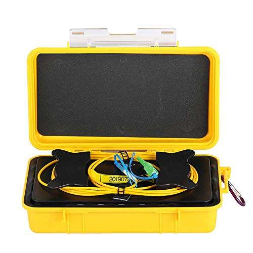 Etayson Fiber Optic OTDR Launch Cable Box G.657A1 Singlemode 9/125 SCAPC-LC/UPC Connector Dead Zone Eliminator Fiber Box (1000M) 1