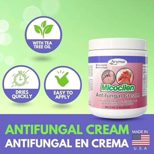 Arymar Micocilen Antifungal Cream – 2 oz Skin Comfort Ointment for Fungal Relief 5