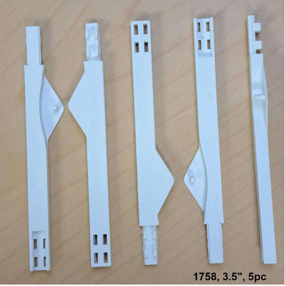 5pc - Shutter Clearview Joiner White (3 1/2" Long) 5