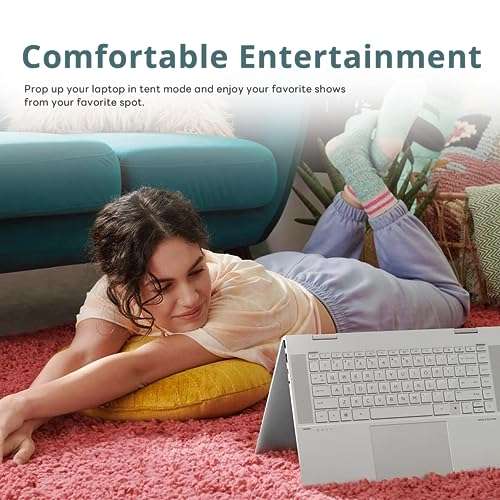 HP Envy x360 Convertible 2-in-1 Laptop, 15.6" FHD Touchscreen Display, Intel Core i5-1135G7, 32GB RAM, 2TB SSD, Backlit Keyboard, Iris Xe Graphics, HD Webcam, WiFi 6, Win 11, Silver, 32GB USB Card 6