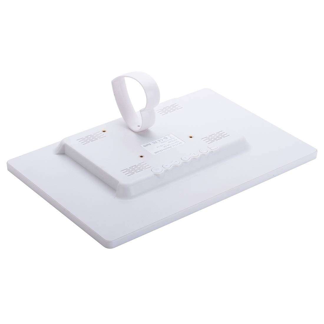 Keke Clothing Store Support SD/MS/MMC Card and USB(Black), Allwinner F16, 13 inch LED Display Digital Photo Frame with Holder & Removed Control (Color : White) 3