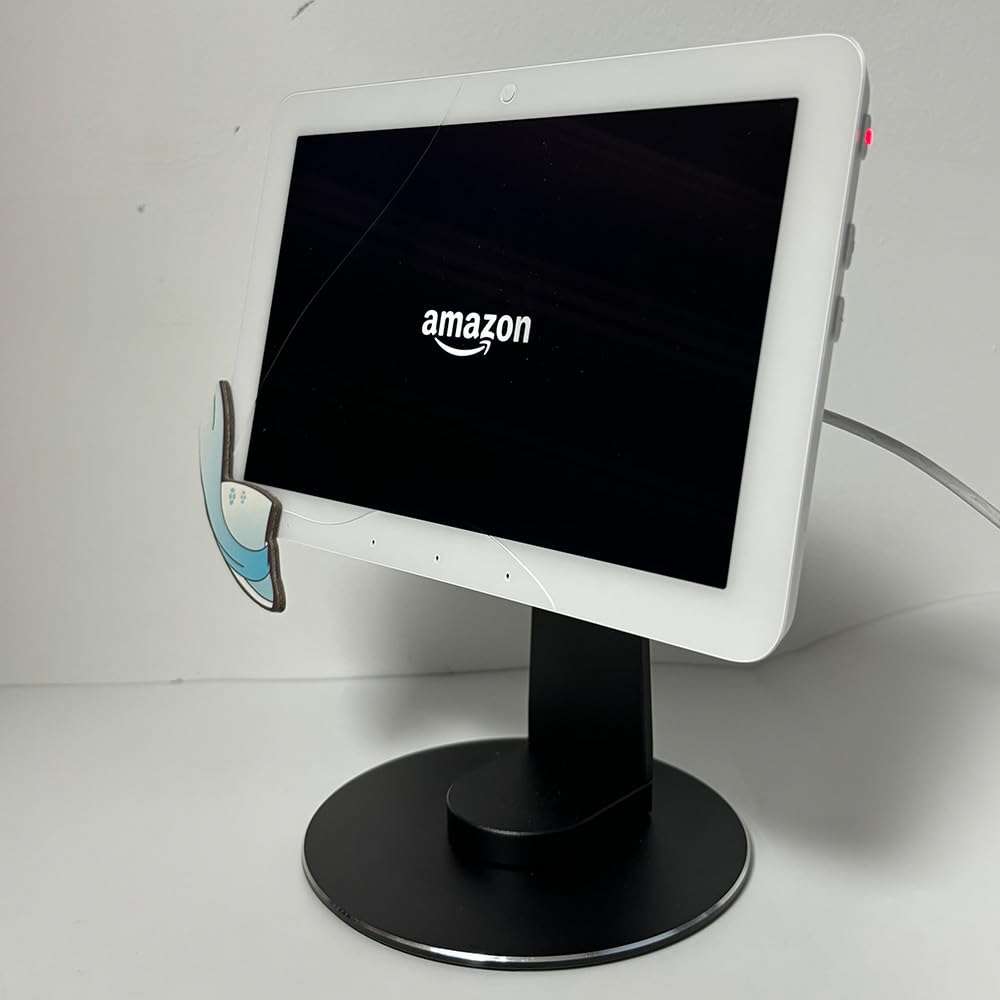 Echo Show 5 Adjustable Aluminum Swivel Stand, Stand for Amazon Echo Show 5, Horizontal 360 Rotation Longitudinal Angle Change Base - Black ES010-01 1