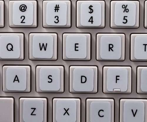 Apple French Canadian Non-Transparent Keyboard Stickers ON White Background for Laptop, Desktop and Notebook 5