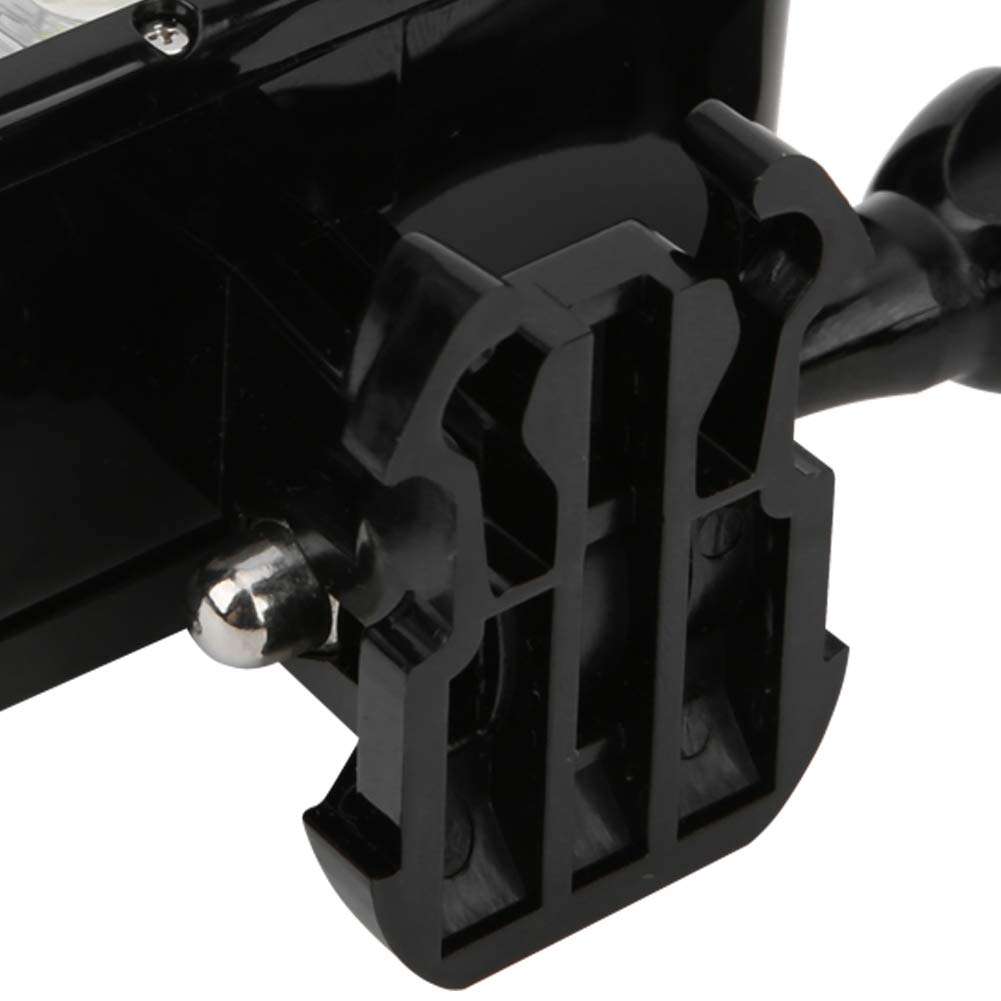 Diving LED Fill Light,LED Waterproof Fill Light Waterproof Depth up to 30M,Matched Using with Chest Strap,Headband,Suitable for Photography,Video,Underwater,Entertainment,Photography Accessories 6