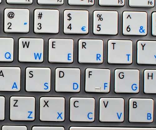 MAC NS Norwegian - English Non-Transparent Keyboard Stickers White Background for Desktop, Laptop and Notebook 5