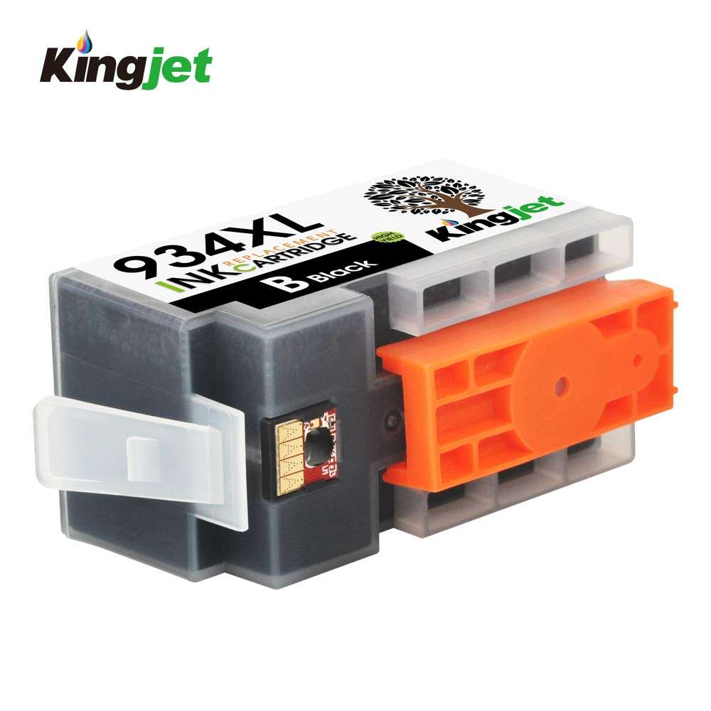 Kingjet Compatible Ink Cartridge Replacement for 934 935, 934XL 935XL Work for Officejet 6220 6812 6815 6820 6822 6825; Officejet Pro 6230 6830 6835 Printers, 5 Pack 2