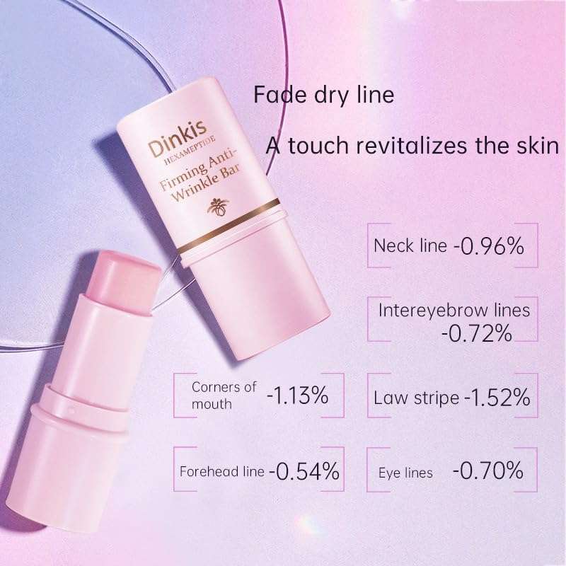 1 PC Tight and Fine Line Resistant Firming Collagen Bar Balm Stick, Hydrating Moisturizing smoothening Balm Stick for Face, Body and Hair, 3.5g / 0.19 OZ 3