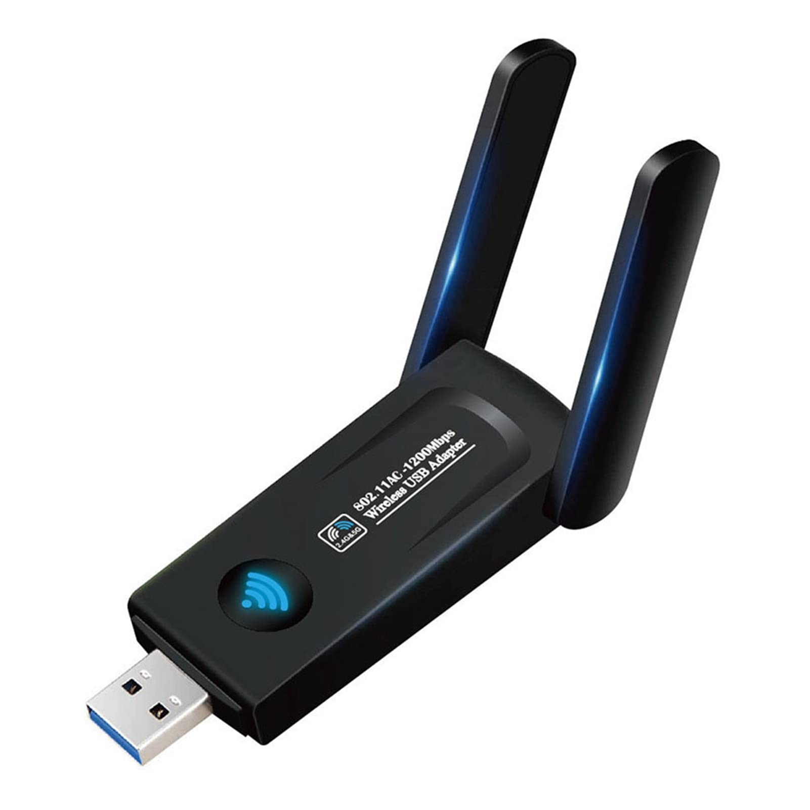 SUNGOOYUE 1200M Dual Band WiFi Adapter USB3.0 Interface, Plug and Play USB Network Card, 2.4GHz/5GHz Dual Band, Portable, PVC and Metal Material 5