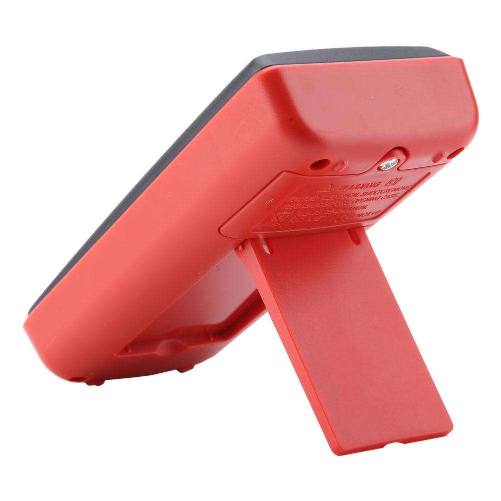 Valentine's Day Carnival DC/AC Voltage Current Resistance Digital Multimeter Tester 0℃-50℃ Home Measuring Tools with Backlight LCD Display(Red) 4
