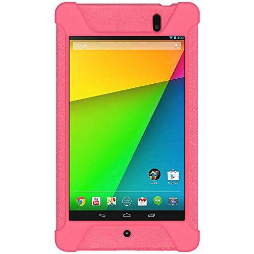 Amzer Silicone Jelly Soft Skin Fit Case Cover for Asus New Nexus 7/Google New Nexus 7, Orange (AMZ96137) 2
