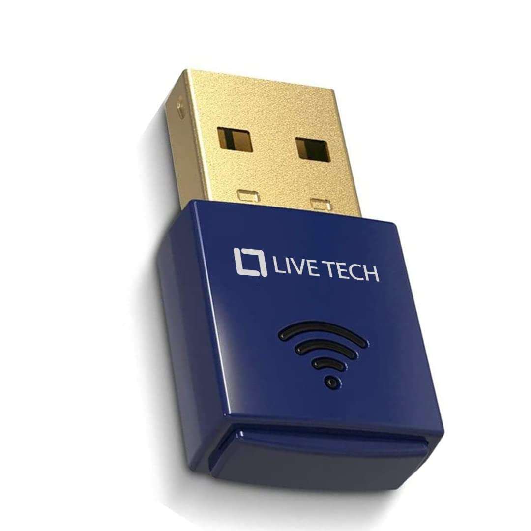 Live Tech Nano USB WiFi Adapter Dongle 150 Mbps Gold Plated USB Real High Speed 1
