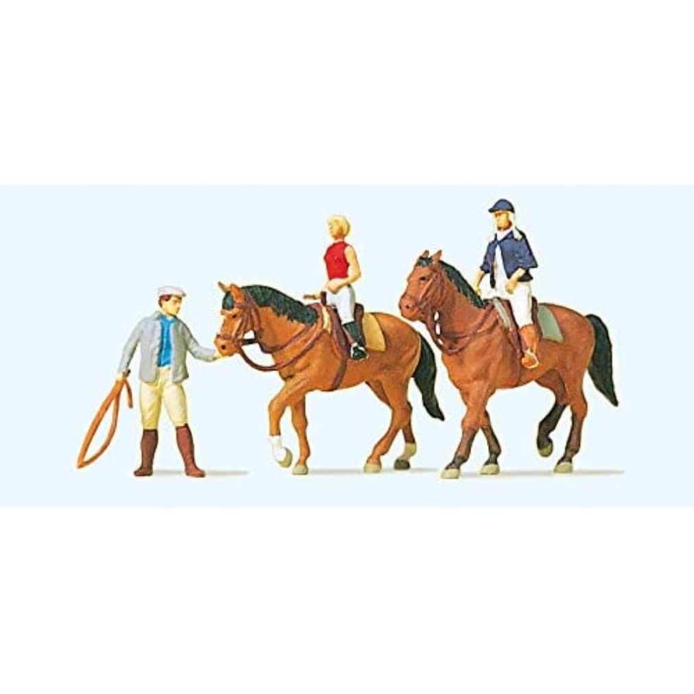 Preiser 10502 HO Scale Sports & Recreation - at The Riding School #1