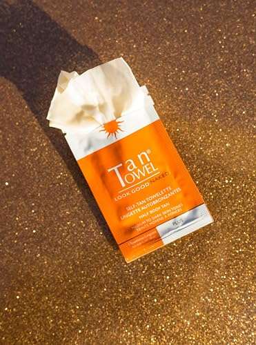 TanTowel Women's Half Body Tan Towelettes - 10 Pack, Plus, 10 Count (Pack of 1) 3