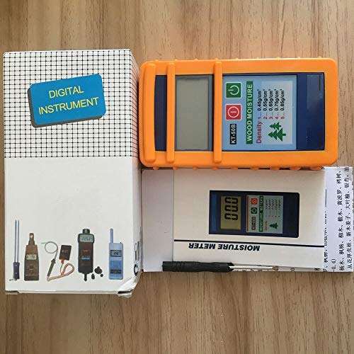 L.J.JZDY Mini Moisture Meter Digital Inductive Wood Moisture Meter Testers Paper Tree Timber Humidity Meters Measuring Range 2~90% 0.1 Accuracy 6