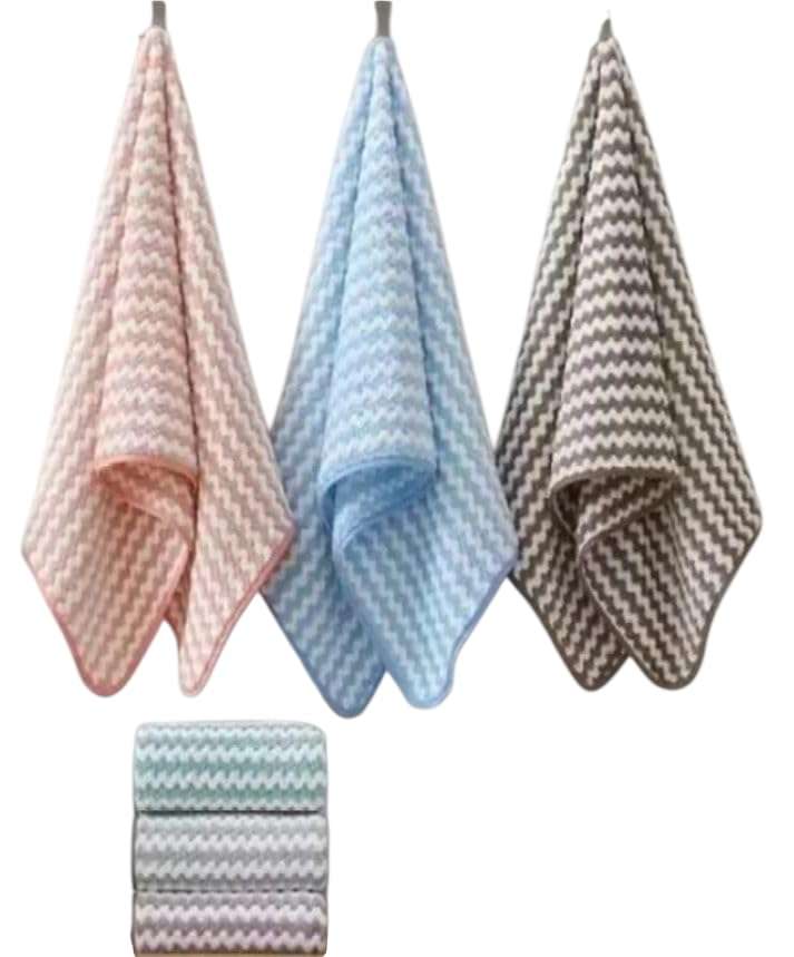 T TRENDY MART Microfiber Hand Towels, 400 GSM, Ultra Soft and Quick Dry, Small Size Hand Towels (Pack of 2) Any Random Color 1