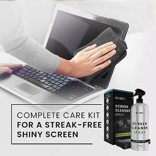 Screen Cleaner Spray and Wipe - for TV Screen Cleaner for Smart TV, Computer Screen Cleaner, TV Cleaner Spray and Cloth, Laptop Screen Cleaner, Monitor Cleaner, MacBook Screen Cleaner for Electronics 3