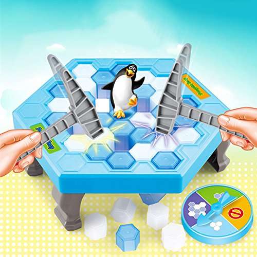 LFOEwpp7 Save Penguin Ice Breaker Trap Toys, Funny Parent Children Kids Table Game, Children Fun Learning at Home School Birthday Gift 2