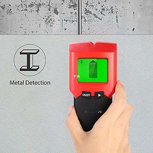 QAIYXM Stud Finder,Wall Stud Metal Detector Stud Detector with Large LCD Digital Wood Stud Search and Cable Charged Scanner Warning 2