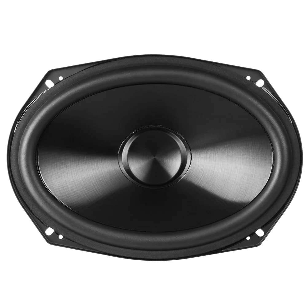 NVX® VSP69KIT2F 6x9 Premium Car Speakers, 900W Max, 300W RMS, 2-Ohm 2-Way Component System w/ 1" Silk Dome Tweeters & Passive X-Overs, Easy to Install in Cars/Trucks/Doors (Pair) 6