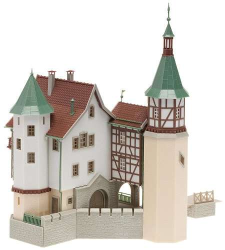 Faller 130385 Falkeneck Hunter's Lodge HO Scale Building Kit 2