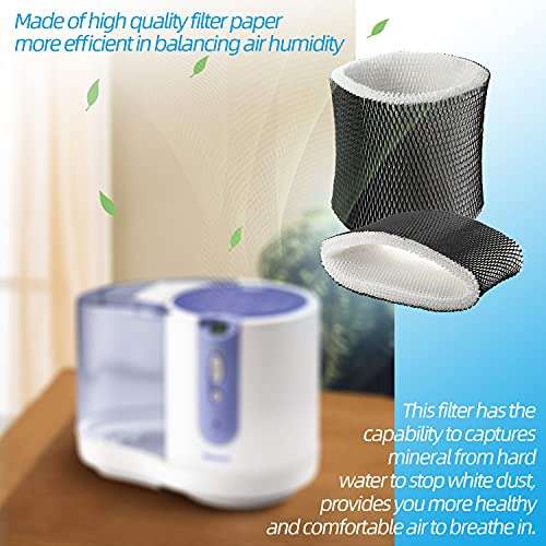 ANTOBLE 2 Pack Humidifier Wick Filter for Holmes HWF65 HWF65PDQ-U, Replaces Part # HWF65CS - Filter C 5