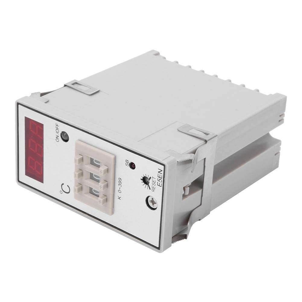 Digital Temperature Controller 0-399°C K-Type Thermostat 220VAC,for Heating Furnaces,Ovens,Industrial Boilers,Furnaces, Petrochemicals 4