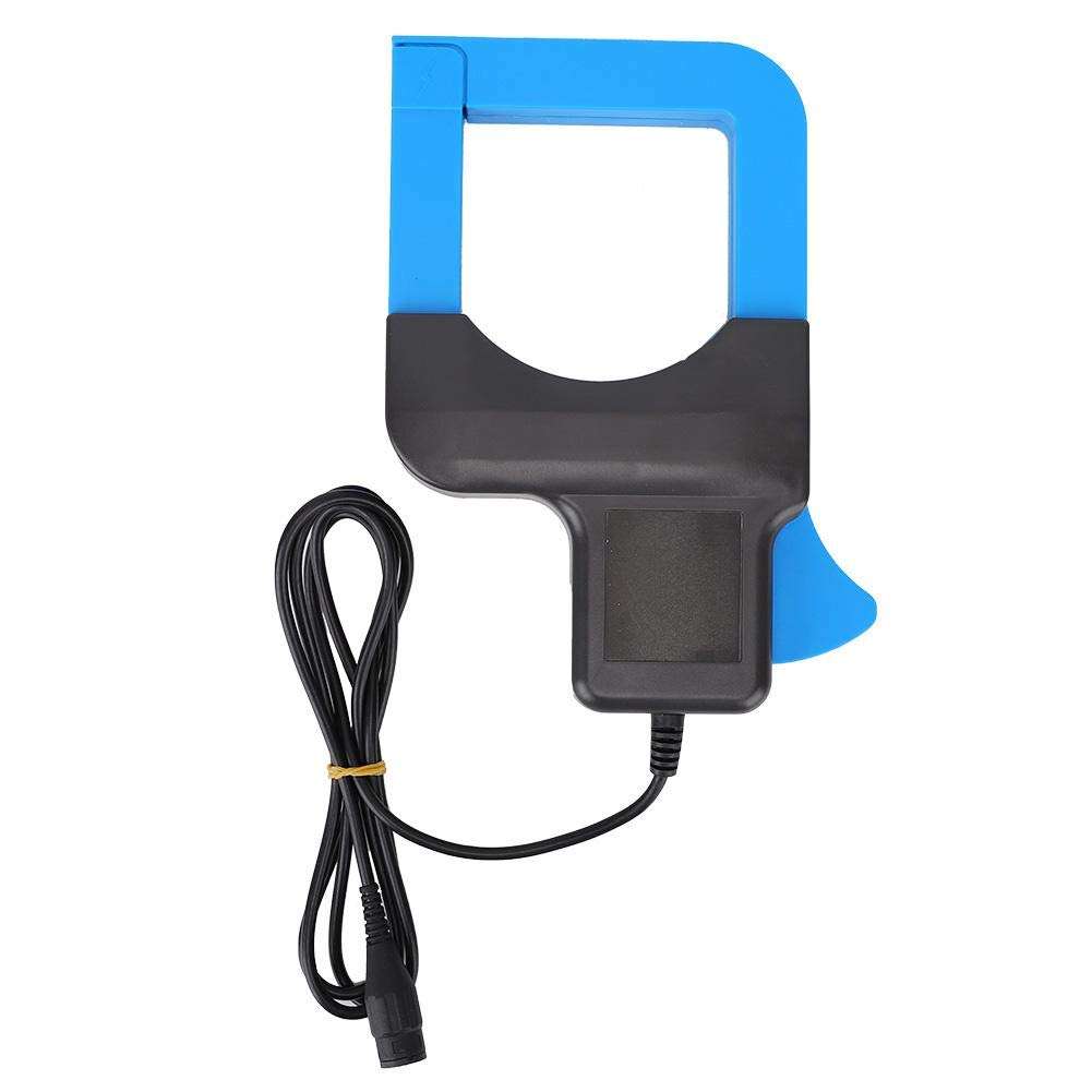 0.00A-1200A AC Current Sensor, Clamp Current Transformer, Easy to Install CT Without Power Off for Electrical Industrial Measuring Instrument Blue BNC Plug 1