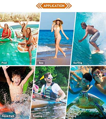 TONAK Universal Waterproof Phone Case Cell Phone Water Proof Pouch Dry Bags for iPhone 11 Pro Max XS Max XR X 8 7 6S Plus Samsung Galaxy s10/s9 Google Pixel Up to 6.8" IPX8 Underwater Case (2 Pack) 6