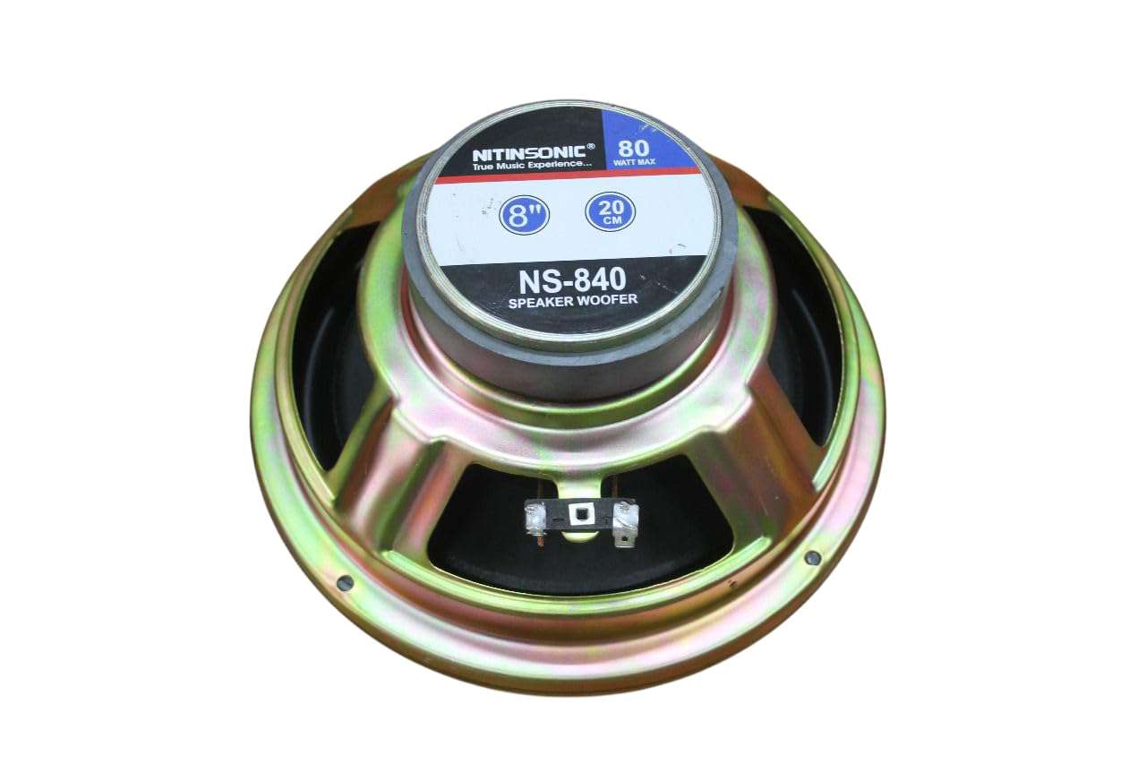 8 Inch woofer/NITINSONIC Model : NS - 840 Imported Woofer Cone | 3