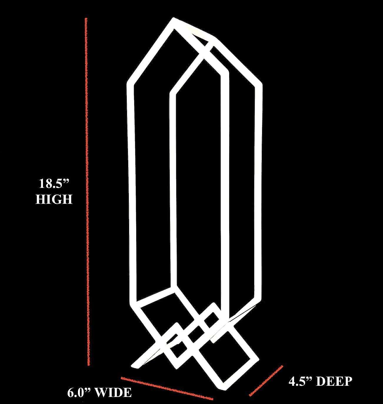 INDIAN DECOR 25013 Vinyl Record Display Stand Holds up to 20 LP Albums | Vinyl Record Storage, Modern Record Stand | Vinyl Record Holder, Vinyl Storage Rack | Vinyl Organizer Shelf Decor (White) 5