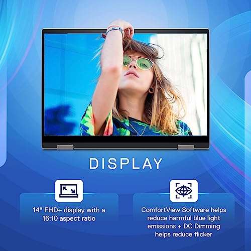 Dell Inspiron 7420 2in1 Laptop, Intel Core i5-1235U Processor/ 16GB DDR4/ 512GB SSD/ 14.0" (35.56cm) FHD+ Touch 250 nits Active Pen/Windows 11+ MSO'21/15 Month McAfee/Platinum Silver/ 1.5kg 2