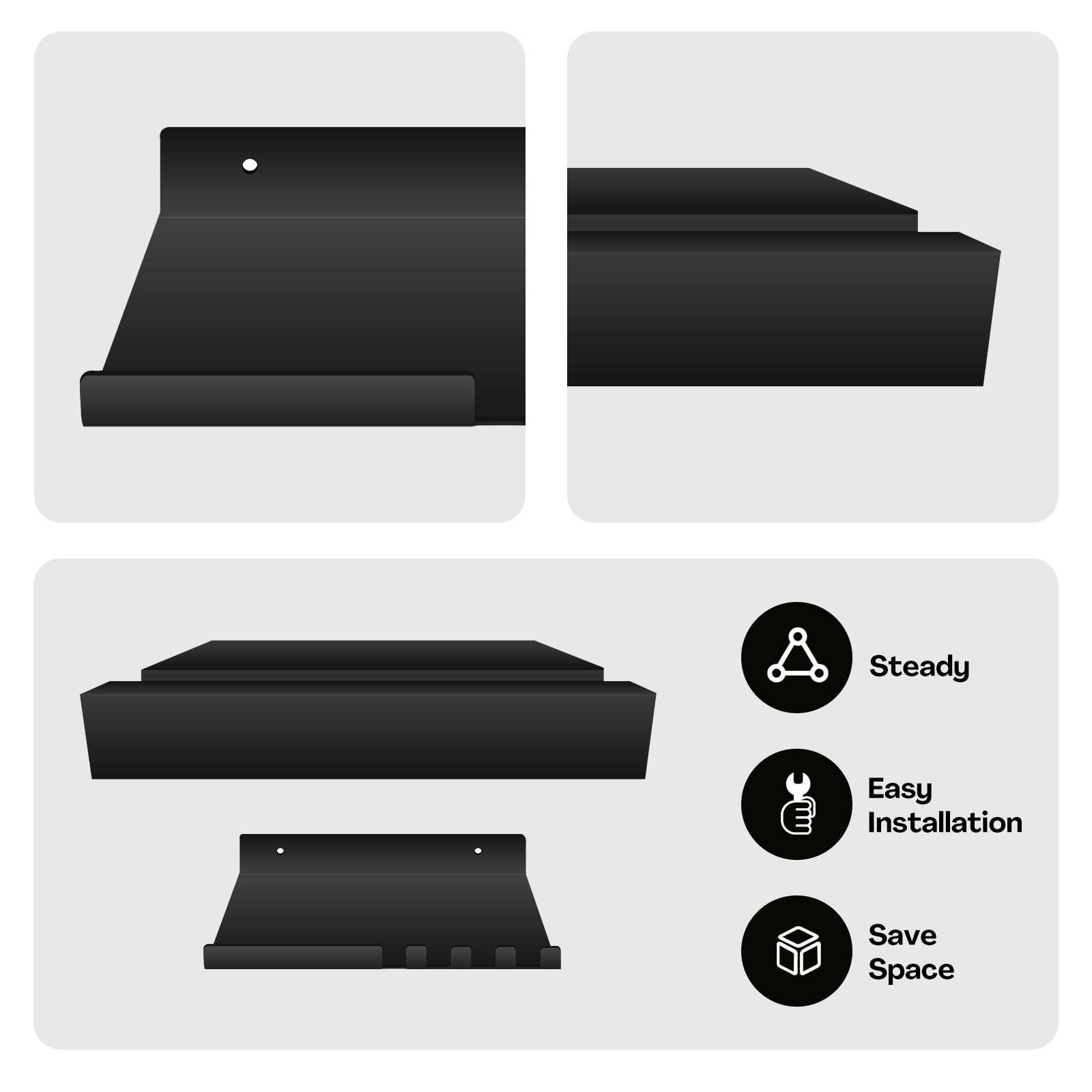 Bike Wall Mount Multifunctional Wall-Mounted Bike Hanger Horizontal Indoor Bike Rack For Space Saving Bicycle Wall Mounted Storage Racks In Apartments And Garages 6