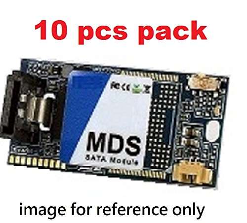 Industrial SATA DOM 7-pin horizontal-right type, MLC, 4GB, extended wide temperature, 10 pcs pack