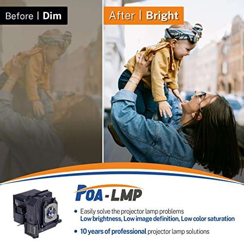 POA-LMP LP79 Lamp for ELPLP79 ELPLP80 EPSON PowerLite 570 575W 580 585W BrightLink 575Wi 585Wi 595Wi Pro 1420Wi 1430Wi EB-575Wi/575Wie/575We/580e/580S/585W/585We/585WS/585Wi/595Wi/595Wie/1420W/1430Wi 2
