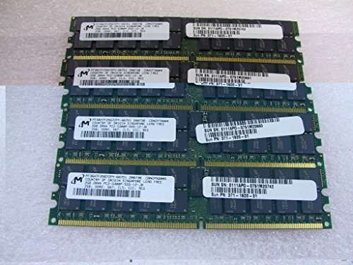 Lot of 4 Micron 2GB PC2-5300P ECC REG SERVER RAM MT36HTF25672PY-667D1 371-1920
