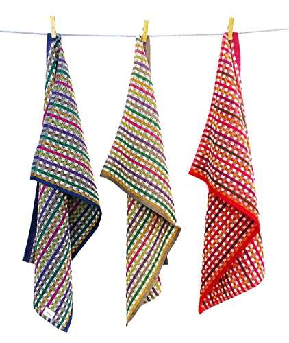 Terry Kitchen Towel Quick Absorption and Faster Drying l | Multipurpose Kitchen Towels (Pack of 6) 2