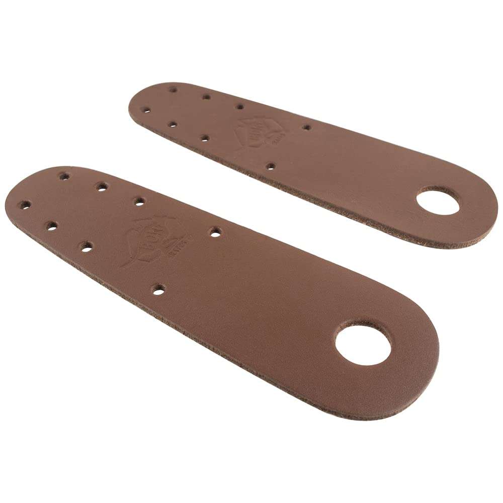 Bont Roller Skates - 100% Australian Leather Flat Toe Guard Protectors - Roller Skate Derby Speed - Pair - Brown Leather 4