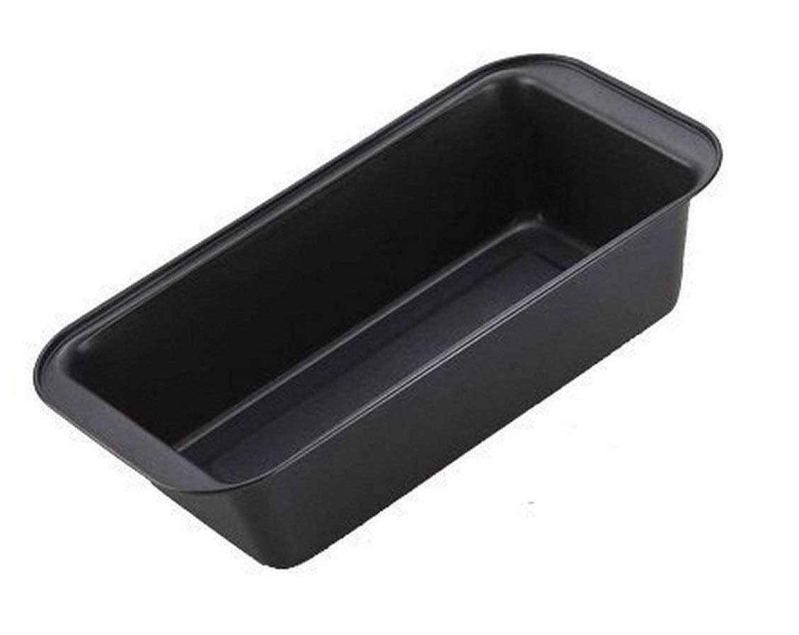 SYGA 1 Piece Heavy Duty Carbon Steel Rectangular Bread Loaf Cake Mould Pan Tray for Baking Non Sticky Tin Teflon Coating-25.5 cm * 13cm * 6cm 1
