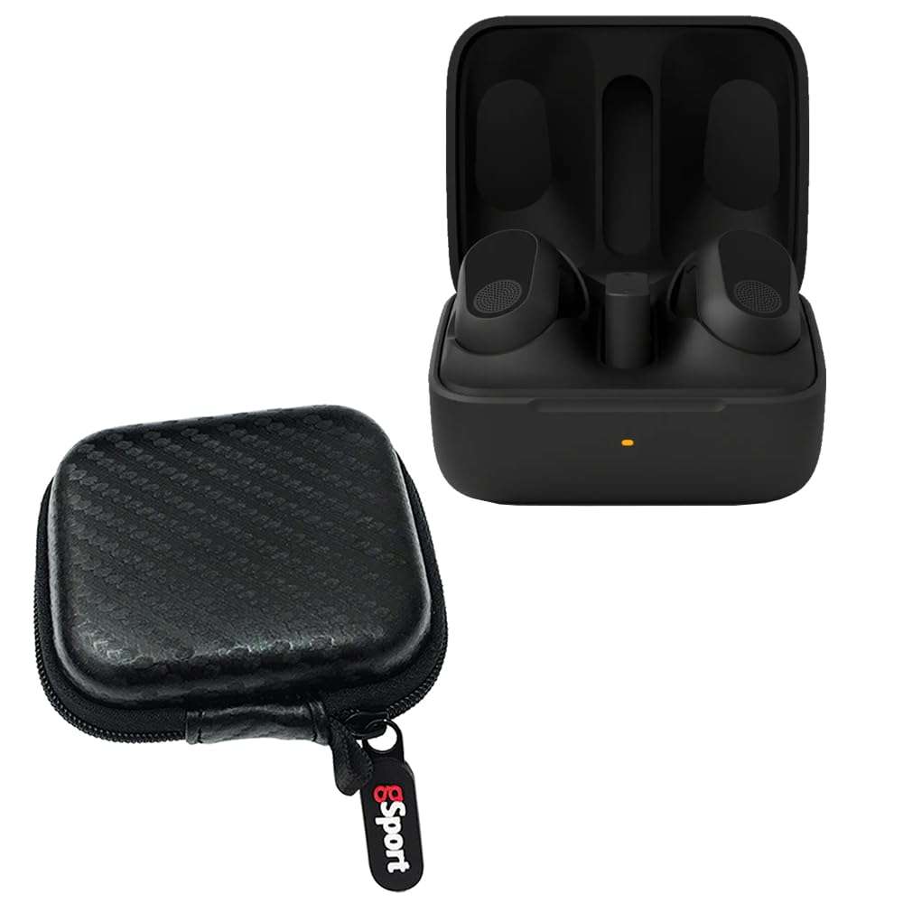 Sony WF-G700N INZONE Buds Truly Wireless Noise Cancelling Earbud Bundle with gSport Case (Black) 1