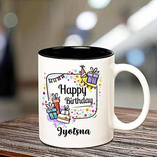Huppme Happy Birthday Jyotsna Inner Black Coffee Name Mug 1