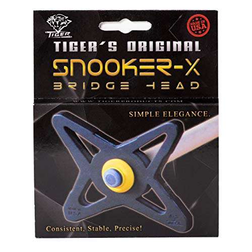Tiger Snooker-X Pool Cue Billiard Bridge Head 1