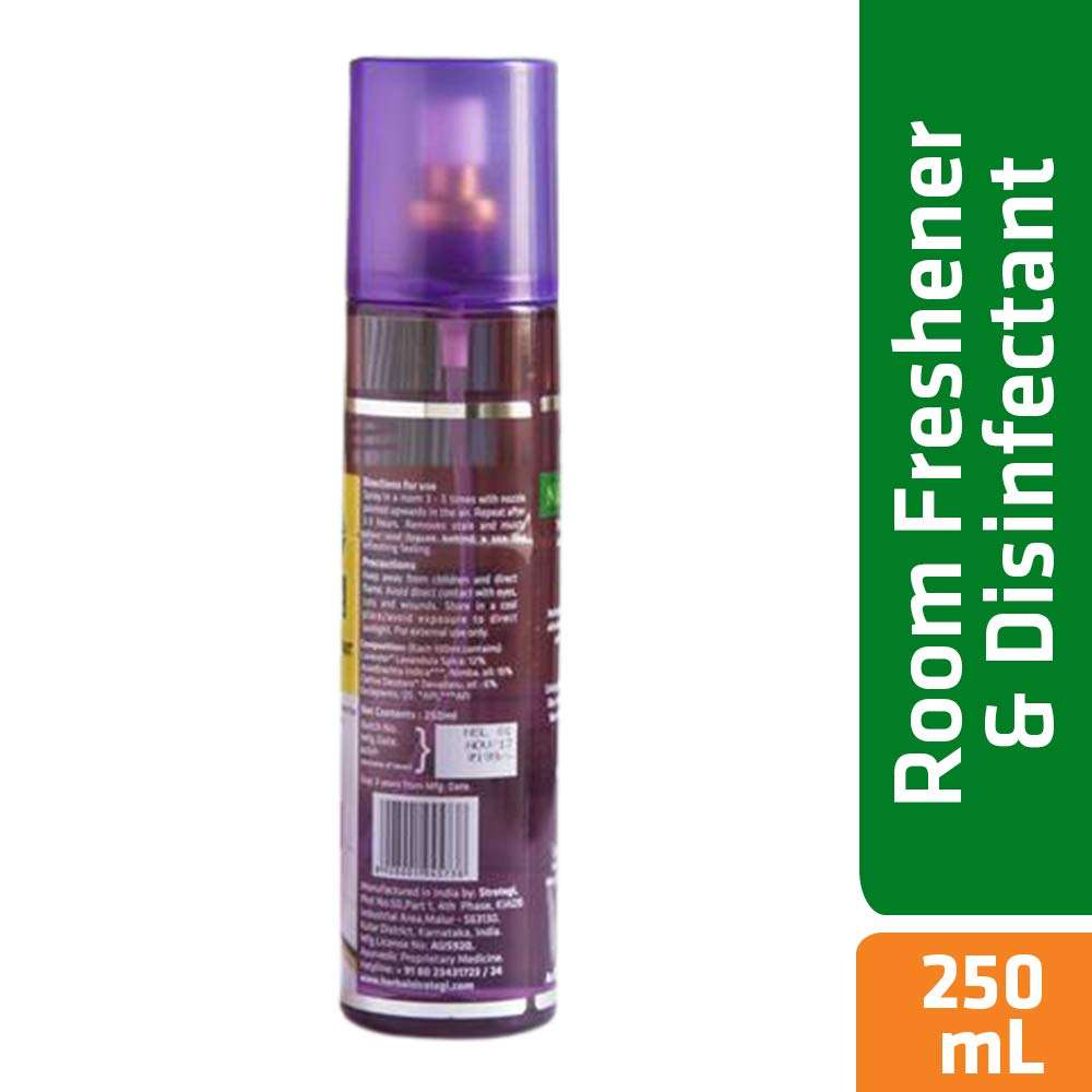 Herbal Strategi – NatureSpray Lavender | Room Freshener |Lavender Aromatic Fragrance | Disinfectant | Completely Herbal |Eco-friendly & Biodegradable| Made With Natural Essential Oils| Irritant-Free, Chemical-Free |Baby-Safe, Skin-Safe, Pet-Safe |250mL 2