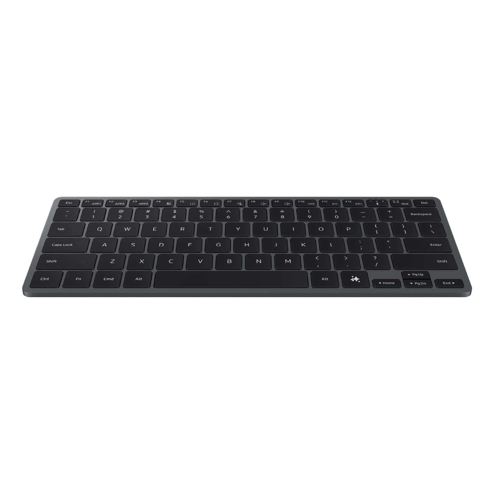 Samsung Smart Keyboard, Bluetooth Multi-Device Keyboard for Galaxy Phones, Tablets & Laptops, Slim Lightweight Design, AI Shortcut Key, Long Battery Life, EJ-B7800UBEGUJ, Dark Gray 1