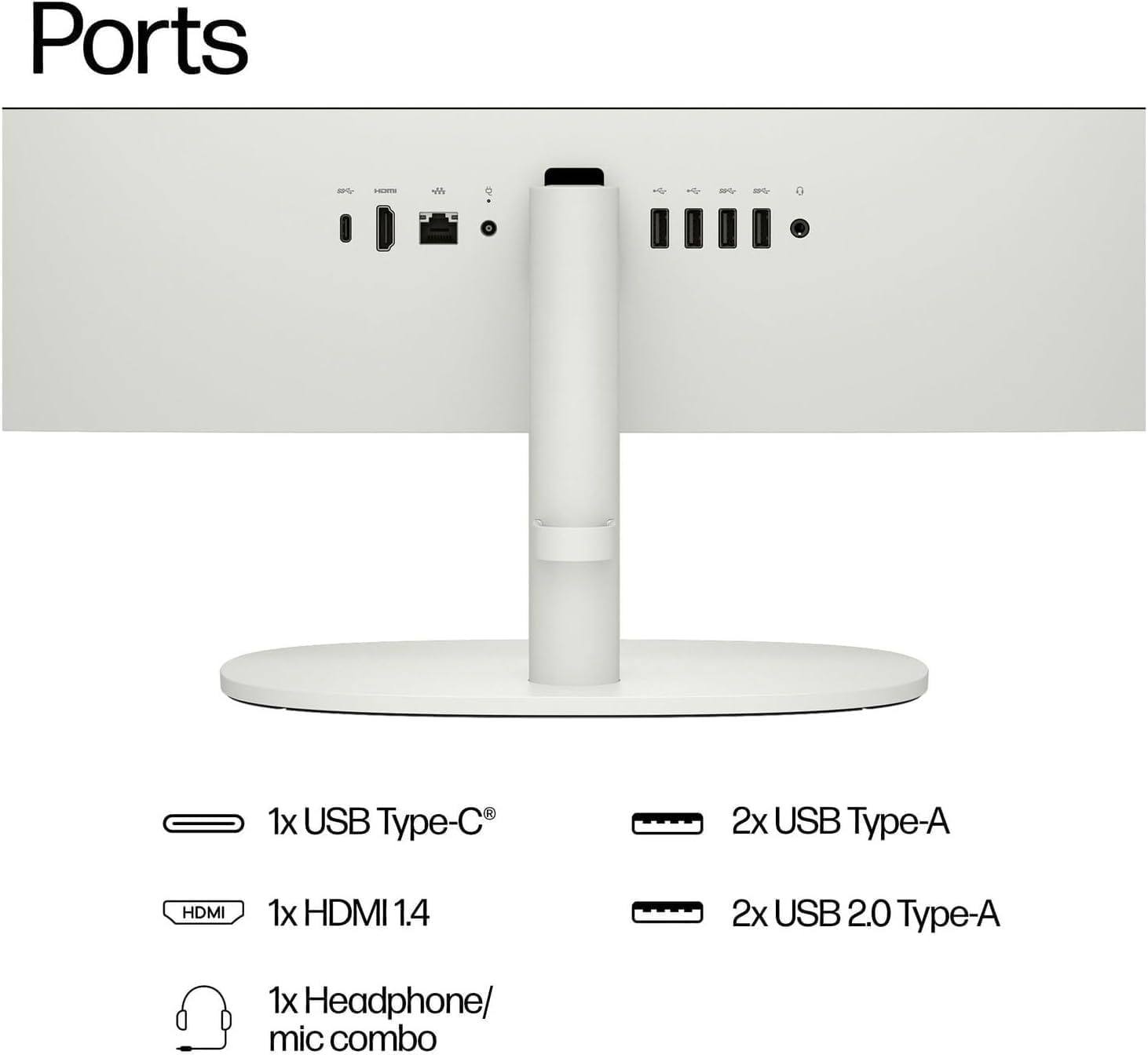 HP 2026 22" FHD All-in-One Desktop Computer • The New Version for Everyday Use • Latest 13th Gen Intel Quad-Core CPU • 16GB DDR5 • 500GB External+128GB UFS Storage • HDMI • Type-C • HD Webcam • Win11 6