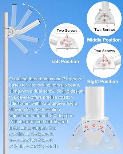 Starlink Mini Antenna Mount,12.6" J Pole & Wall-Mounting Bracket for Starlink Mini, Gen 2, Outdoor TV Antennas, WiFi Extender, Weather Station, Wireless Bridges 5