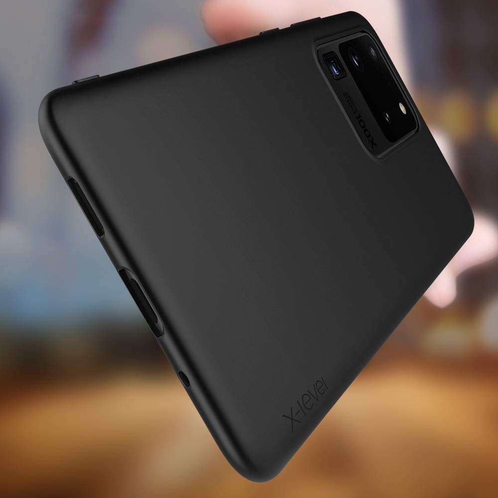 X-level Compatible with Samsung Galaxy S20 Ultra Case/S20 Ultra 5G Case Slim Fit Soft TPU Ultra-Thin S20 Ultra Mobile Phone Cover Matte Finish Coating Case for Samsung Galaxy S20 Ultra/S20 Ultra 5G 3