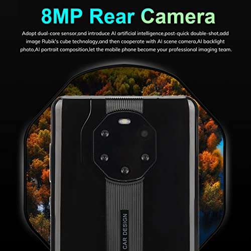 FOFY Smartphone, 2 Band WiFi 5MP and 8MP 2GB 16GB 5.5 Inch 2.4G 5G Smartphone 1920x1080 8 Core CPU 100‑240V for Daily Use (US Plug) 4