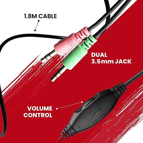 ZEBRONICS Zeb-Grace Wired Over The Ear Headphone with Mic (Black) 4