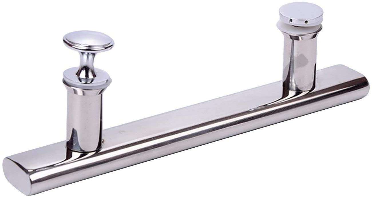 Dpprdl Replacement Shower Door Handles for Bathroom Glass Door, 304 Stainless Steel Door Pull Push Handle Sets, Hole Cent 5